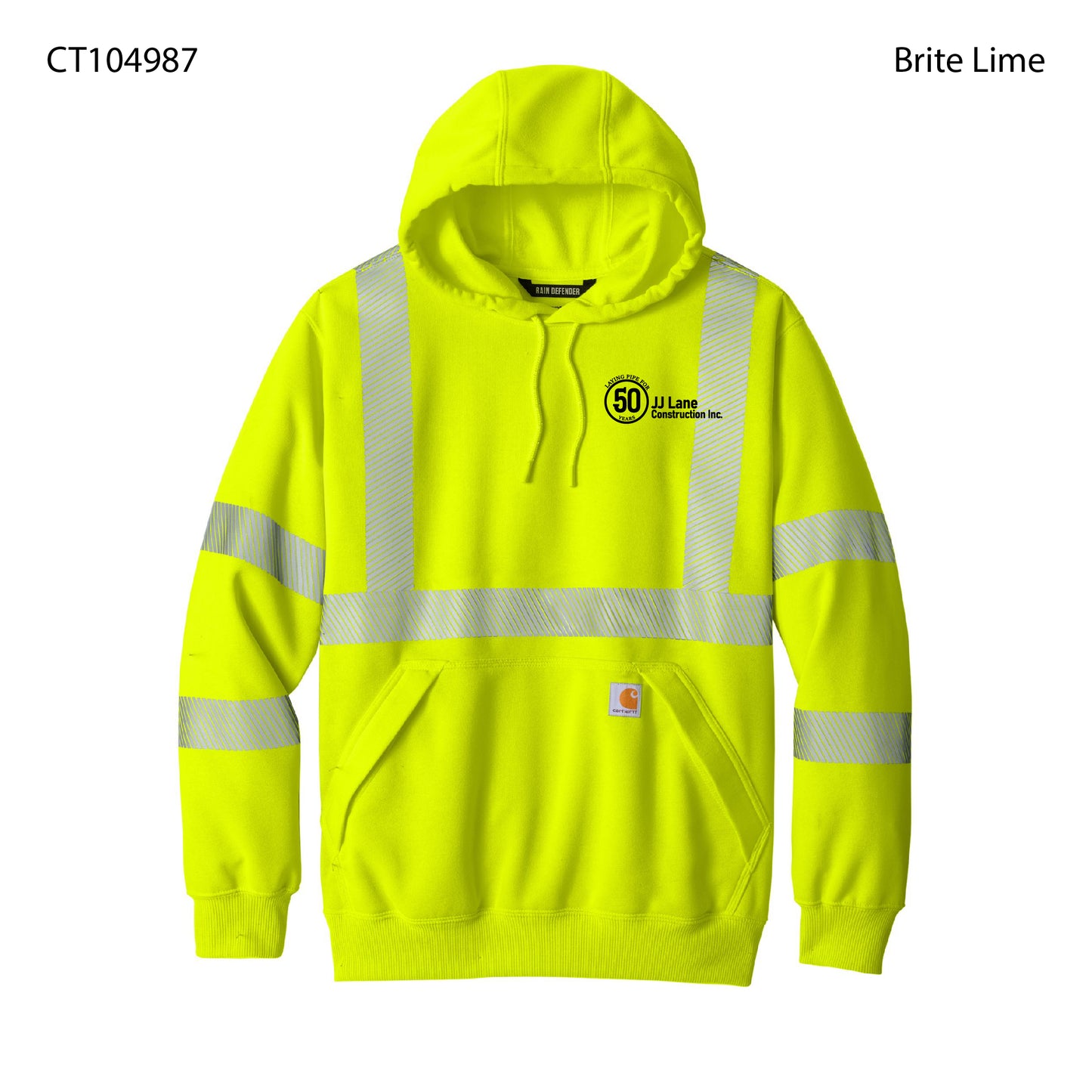 Carhartt® ANSI 107 Class 3 Hooded Sweatshirt