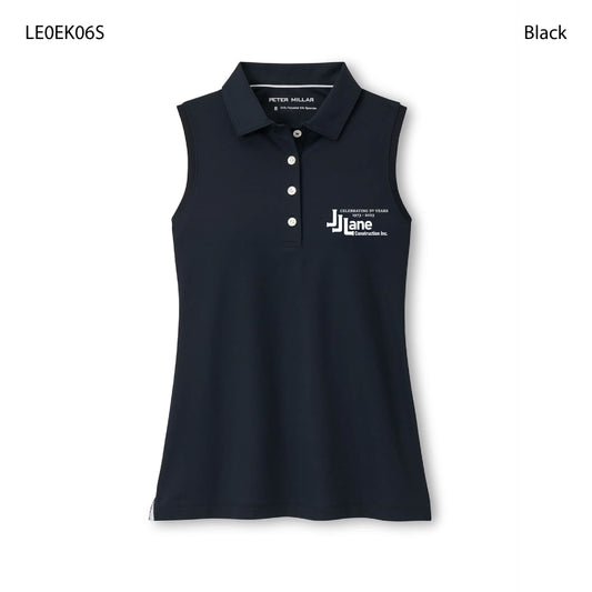 Peter Millar Women's Banded Sport Mesh Sleeveless Button Polo