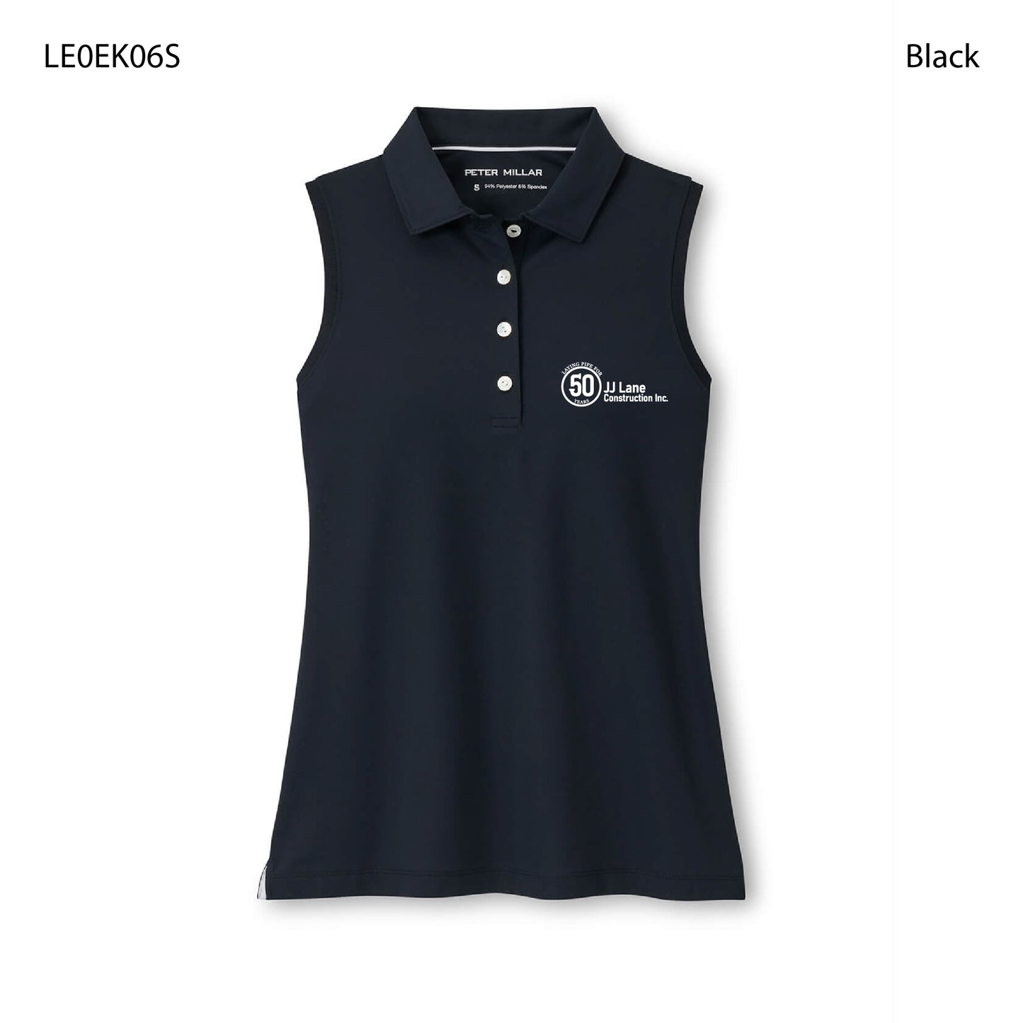 Peter Millar Women's Banded Sport Mesh Sleeveless Button Polo