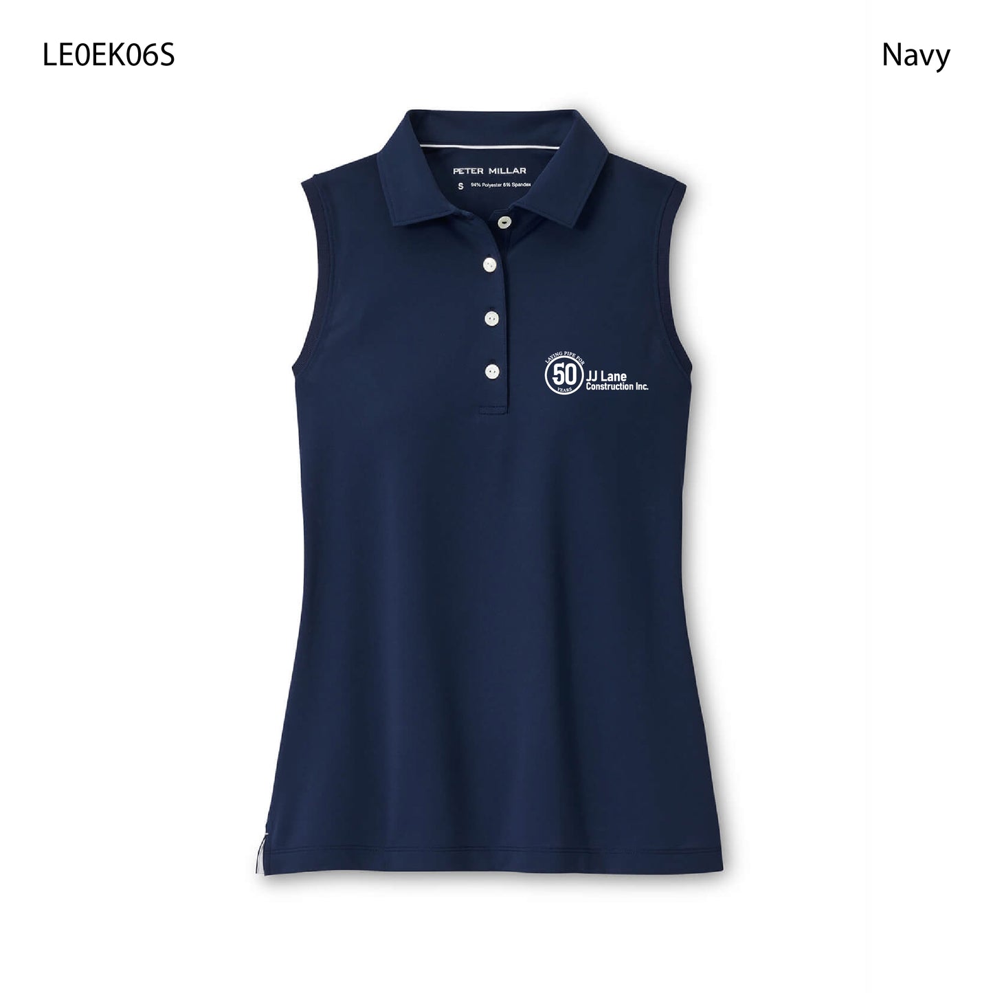 Peter Millar Women's Banded Sport Mesh Sleeveless Button Polo