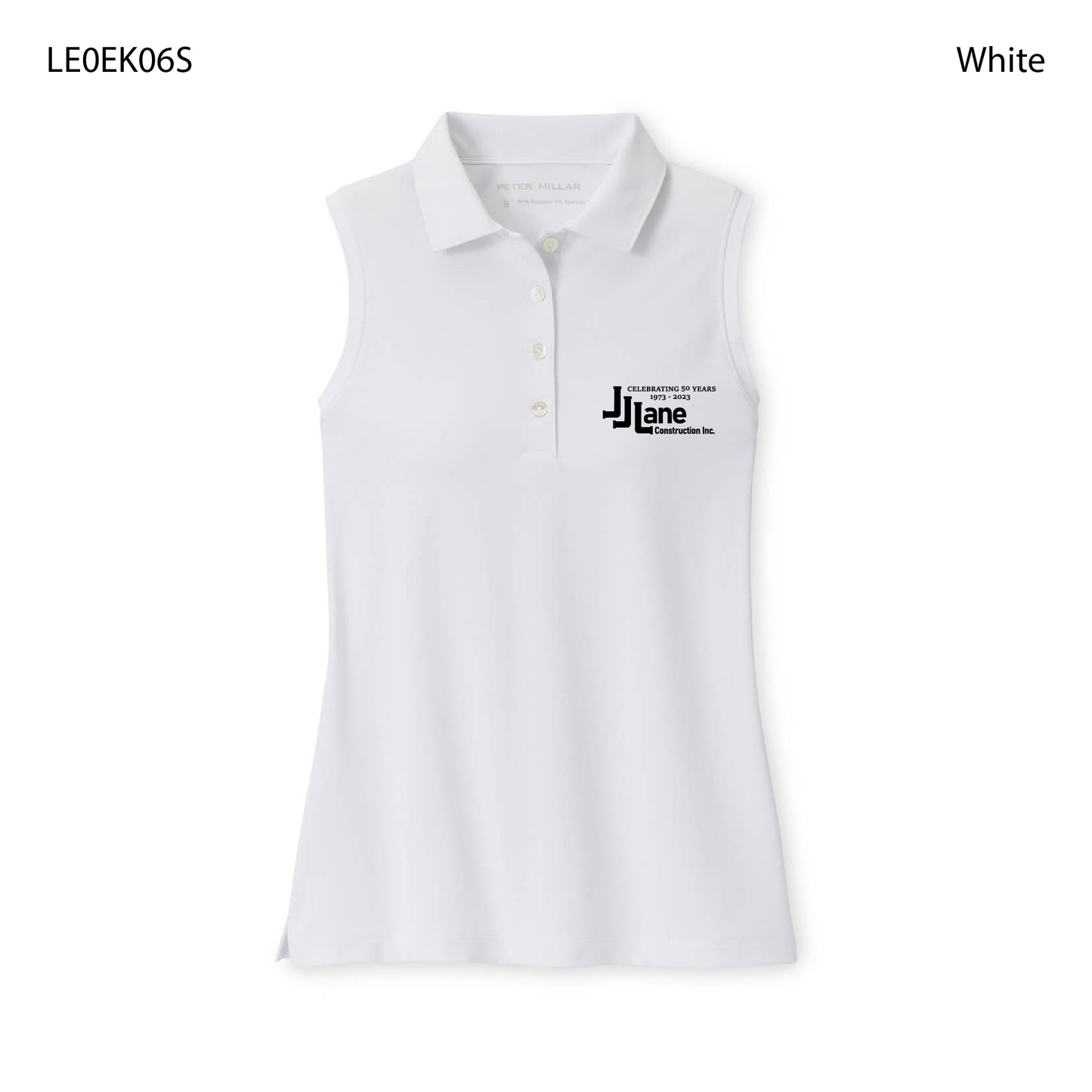 Peter Millar Women's Banded Sport Mesh Sleeveless Button Polo